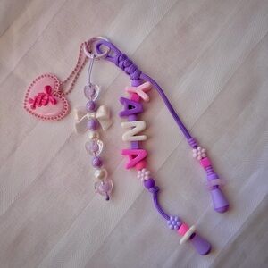 Custom Keychain – Personalized Name or Initial – Handmade Gift